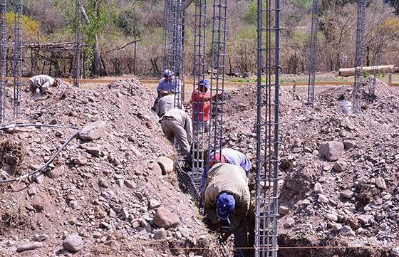 Comenzó la construcción del nuevo edificio para estudiantes de la Escuela Especial N° 7.208