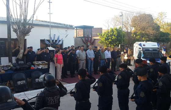 El Gobierno puso en funcionamiento una nueva base operativa de Infantería en Tartagal