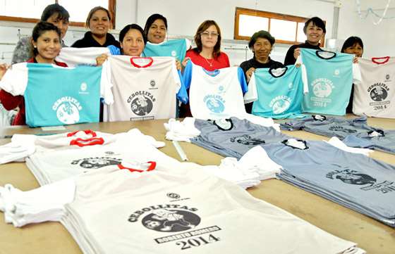 Las empresas sociales textiles confeccionaron más de 19 mil camisetas para el Torneo Cebollitas