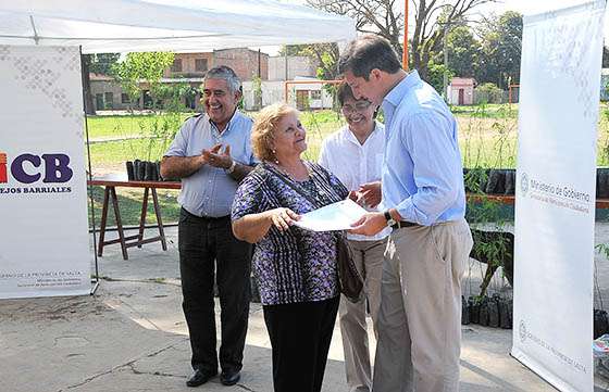 Entregaron fondos a Consejos Barriales del interior para ejecutar acciones comunitarias