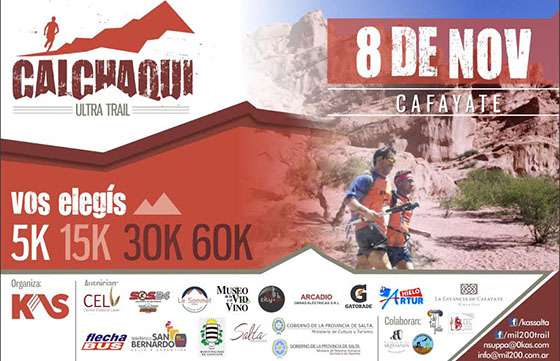 Turismo y Deportes presentarán mañana la carrera Calchaquí Ultra Trail