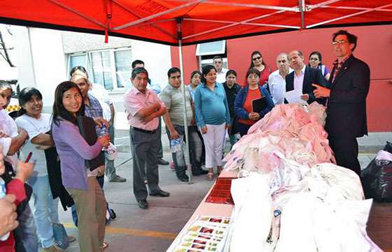 Más delegaciones de peregrinos recibieron elementos de primeros auxilios y chalecos refractarios