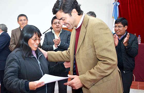 Familias de San Antonio de los Cobres se suman a las miles que ya son propietarias en Salta