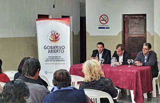 Salta presentó su programa de accesibilidad a la gestión gubernamental en Vaqueros