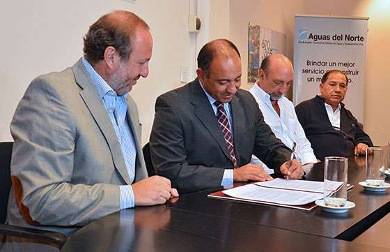 El Ministerio de Educación y Aguas del Norte firmaron un convenio de colaboración mutua