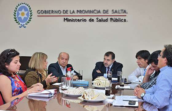 El ministro de Salud recibió a la comisión directiva de Apsades