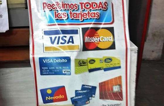 Labran acta de infracción a comercio que realizaba recargo con tarjetas de crédito y débito