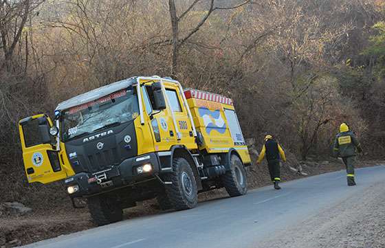 Brigadistas forestales sofocan el incendio que afecta 50 hectáreas cercanas a La Caldera