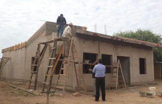 Avanza la obra del puesto policial de paraje Santa Rosa