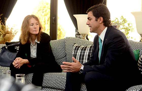 El Gobernador recibió a Florence Bauer, representante de Unicef para Argentina