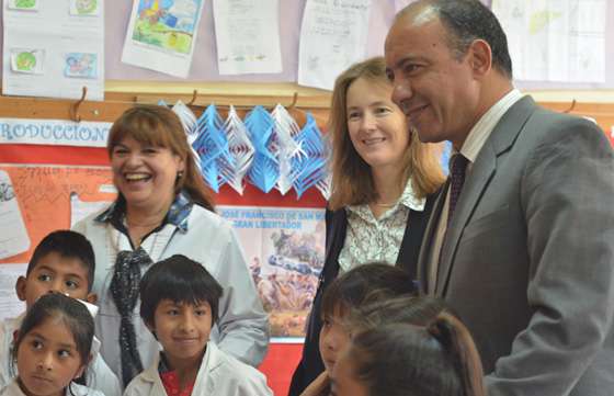 Representantes de Unicef y autoridades educativas monitorearon la aplicación del programa IACE