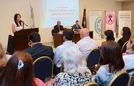 Derechos Humanos presentó el plan “Unidos por una Salta libre de Violencia”