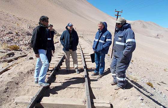 Treinta operarios de San Antonio de los Cobres y Tolar Grande trabajan en el acondicionamiento del ramal C-14