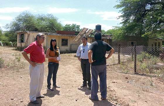 Funcionarios relevaron datos en la escuela 4.164 de El Bobadal