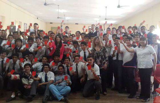 Capacitaron a los alumnos del Colegio Salesiano sobre prevención de violencia de género