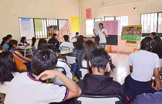 Se dictó un taller de Educación Sexual Integral a estudiantes de La Caldera