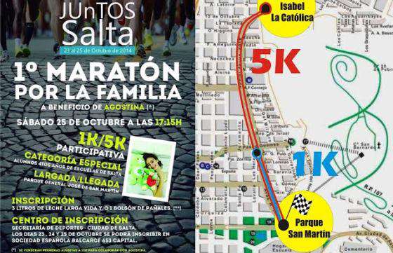 Salta será sede de la primera Maratón Masiva por la Familia Juntos 2014
