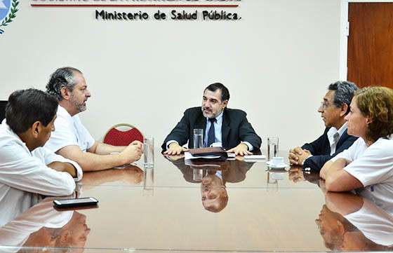 El Ministro de Salud se reunió con referentes de la Interhospitalaria
