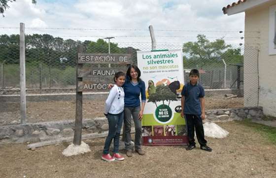 Ganadores de la Feria de Ciencias y Tecnología visitaron la Estación de Fauna Autóctona