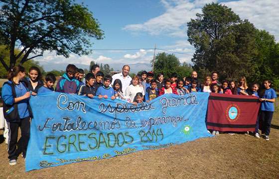 La escuela agrícola recibió a alumnos de Mendoza