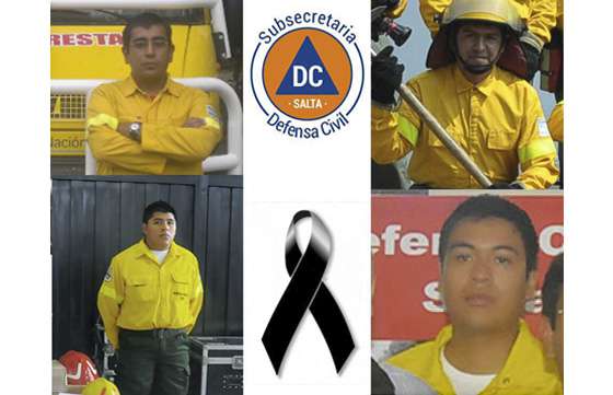 Salta rinde homenaje a los brigadistas fallecidos en cumplimiento de su  deber