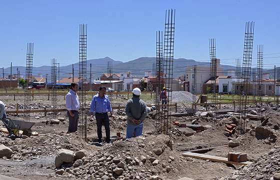 Funcionarios provinciales supervisaron las nuevas obras de la Escuela de Música y el Instituto Superior de Formación Docente