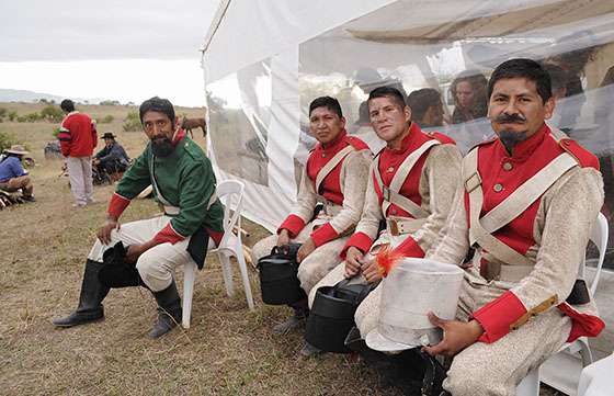 Hoy y mañana el rodaje de la serie Güemes tratará sobre la Batalla de Suipacha