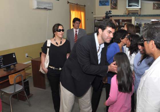 En Cachi, Urtubey inauguró una sala de computación con internet 