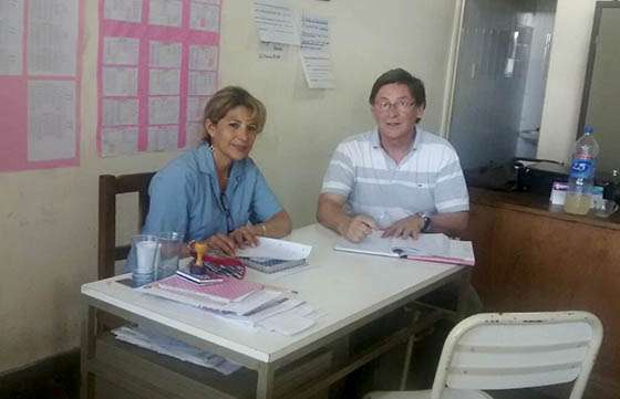 Avanza la construcción de talleres en la escuela Martín Miguel de Güemes de Embarcación