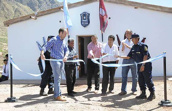 Fue inaugurado el nuevo puesto policial de Rodeo Colorado en Iruya
