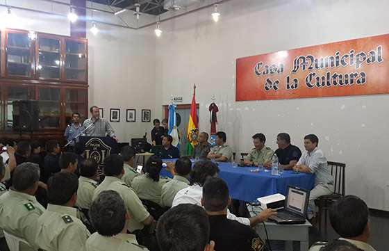 La Policía boliviana toma la coordinación operativa policial de Salta como referente de optimización de recursos
