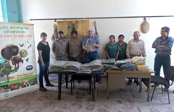 Trabajadores de la Estación de Fauna Autóctona recibieron nueva indumentaria