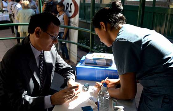 En la Semana de la Diabetes, afiliados del IPS compartieron un desayuno saludable