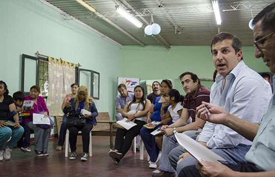 Consejos Barriales y Centro Vecinal  de Vicente Solá coordinan trabajos comunitarios