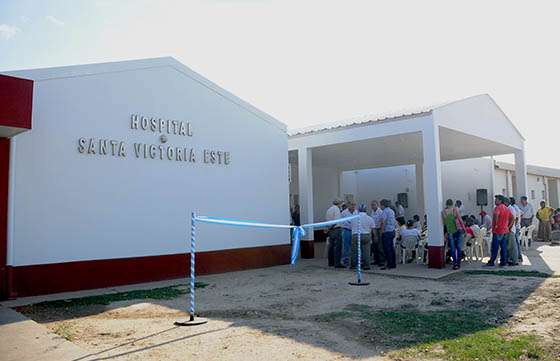 Inauguraron  las obras de ampliación del Hospital  de Santa Victoria Este