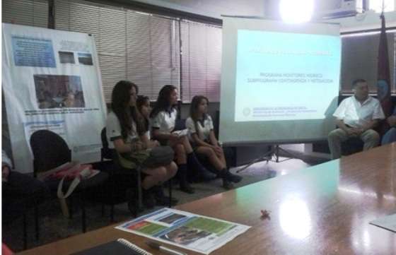 Alumnas del Instituto Modelo visitaron la Secretaría de Recursos Hídricos