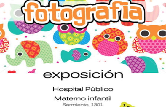Inauguran una muestra fotográfica para niños en el Materno Infantil