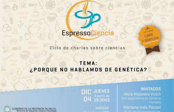 En el ciclo Espresso Ciencia se debatirá sobre genética