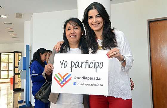 Se realizó un homenaje a la presidenta de la Fundación H.O.Pe.
