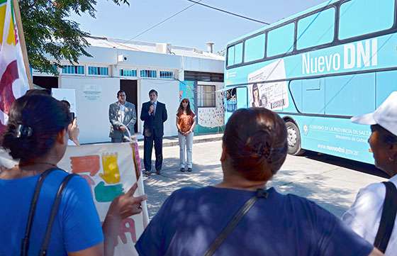 El colectivo para tramitar documentación hoy está en Plaza Belgrano