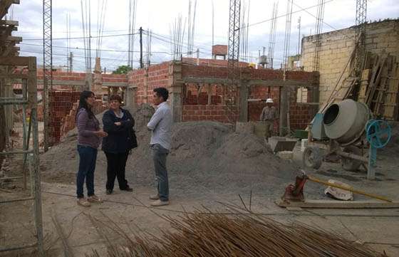 Realizan obras de ampliación y refacción en la escuela Almirante Brown