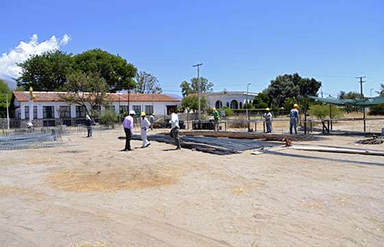 Avanza la construcción de la nueva terminal de ómnibus de Cafayate