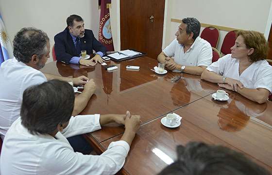 Reunión con la Interhospitalaria en el Ministerio de Salud Pública