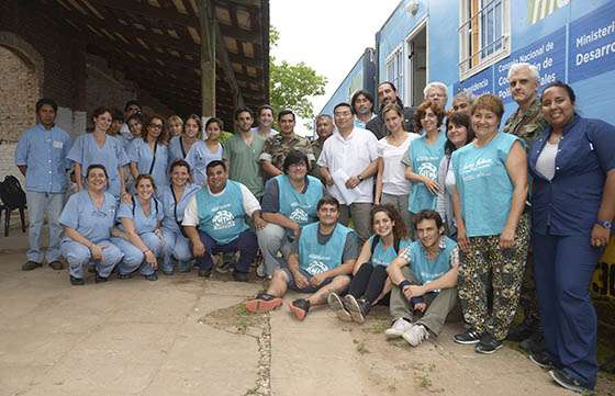 El tren de desarrollo social y sanitario Eva Perón atiende en Embarcación