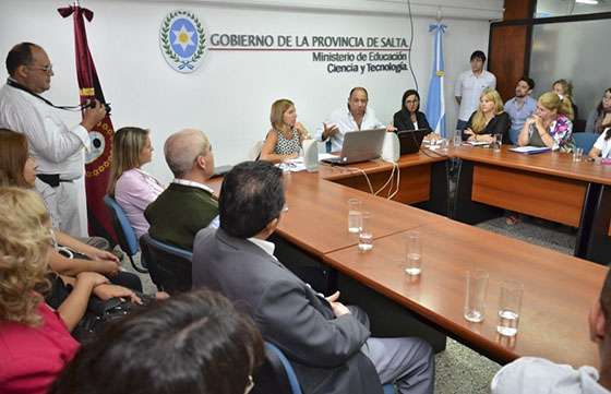 Presentaron los materiales multimedias de un secundario mediado por TIC