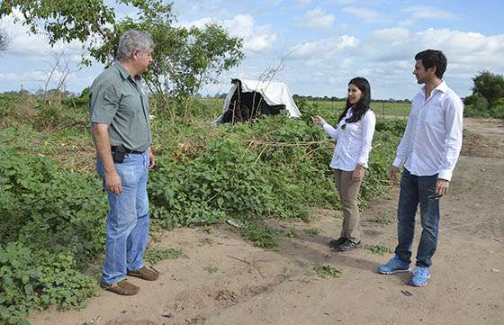 Derechos Humanos recorrió terrenos de la ruta 86 en Tartagal