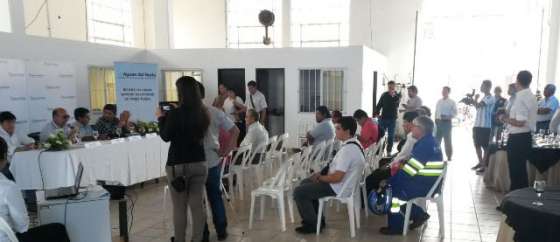 Con obras se mejora el servicio de agua en el departamento San Martín