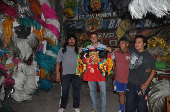 El Ministro de Cultura y Turismo visitó a integrantes de la comparsa Los Incas
