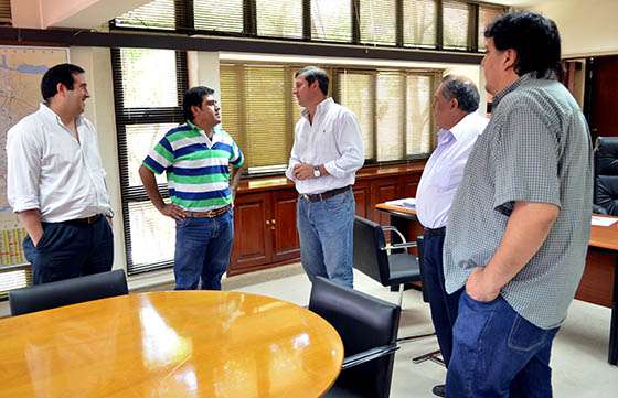 El ministro de Gobierno recibió a las nuevas autoridades de la Federación de Centros Vecinales