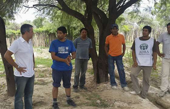 Funcionarios del Ministerio de la Primera Infancia recorren el departamento Rivadavia